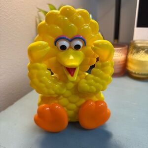 Illco Sesame Street Musical Peek-A-Boo Big Bird Wind Up Music Moving Toy WORKS